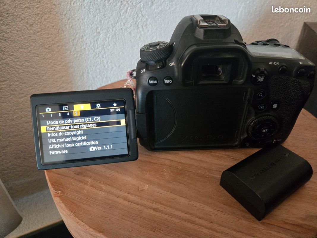 Ensemble CANON 6D MARK II - Objectif ef 85mm f1.2 L USM II (image 4)