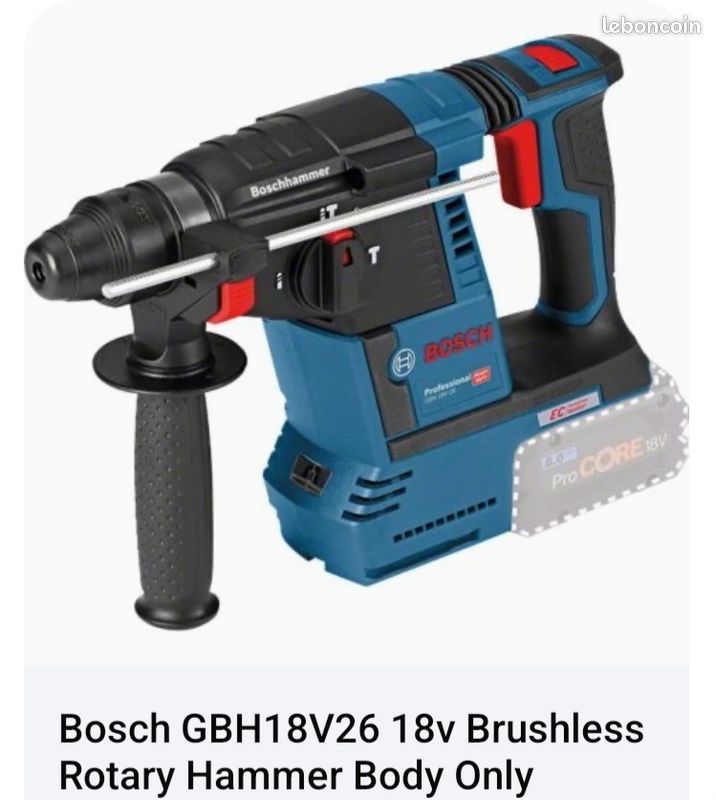 Perforeuse bosch GHB1v26 18v (image 1)