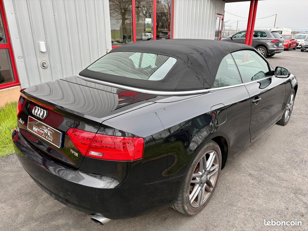 Audi A5 Cabriolet 1.8 L TFSi 170 ch BVM6 - Keyless Sièges Chauffants Cuir Bluetooth Capote Électrique - Suivie et Garantie 12 mois (image 4)