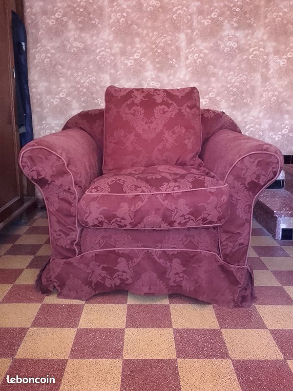 Canapé, fauteuil et pouf Roche Bobois (image 2)