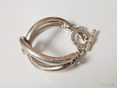 Bracelet Large Vintage Agatha Paris - Bijou Ancien Rétro, Occasion En Bon état Général