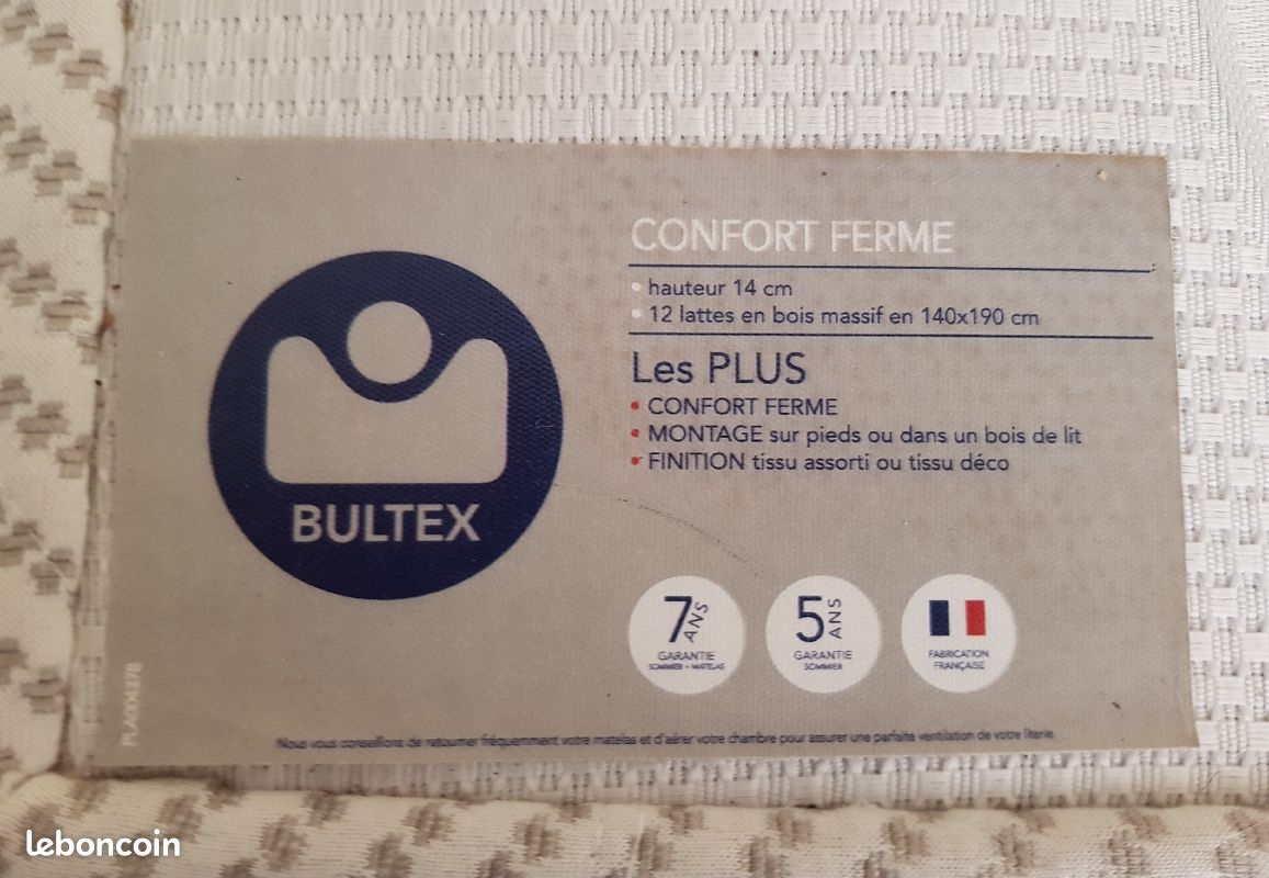 2 sommiers Bultex 80 x 200 (image 3)