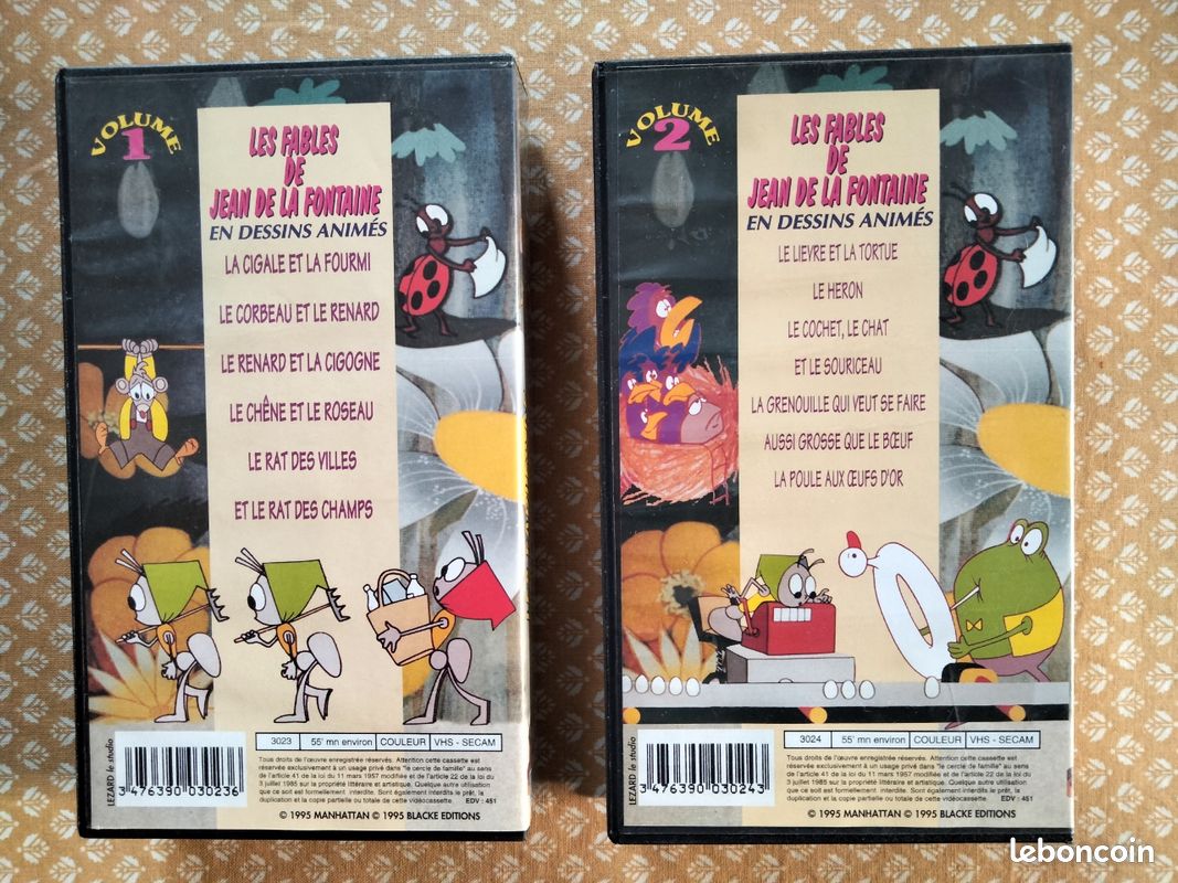 VHS Les fables de Jean de la Fontaine (image 2)