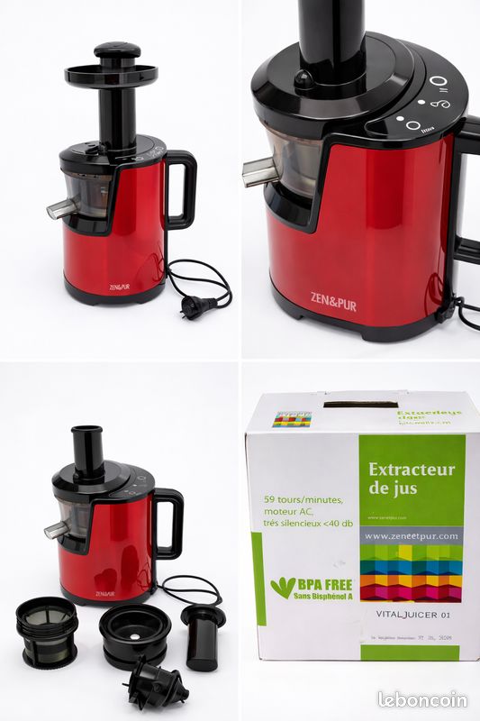 Extracteur de jus Zen & Pur Vital Juicer 01 – Très bon état (image 1)