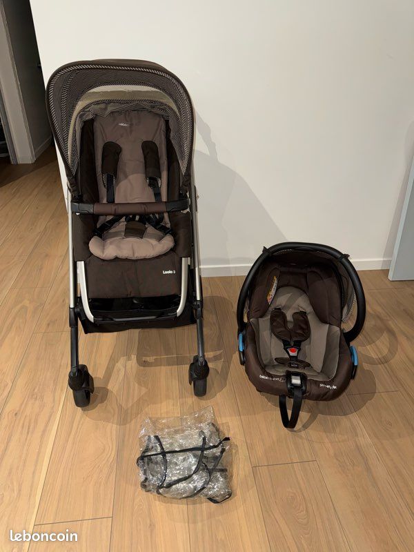 Poussette duo LOOLA 3 bébé confort 2025 NEUF chocolat et taupe (image 1)
