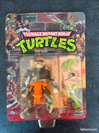Figurine Vintage Playmates Toys 1989 - Tortue Ninja : Rat King, Occasion