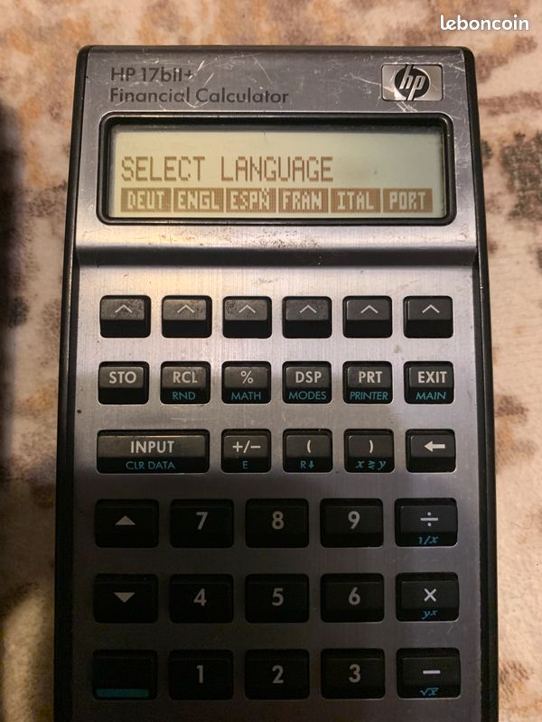 Calculatrice financière hp 17bii+ (image 2)