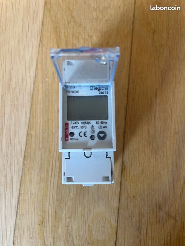 Legrand Compteur d'énergie monophasé Lexic - branchement direct jusqu'à 63 A (image 2)
