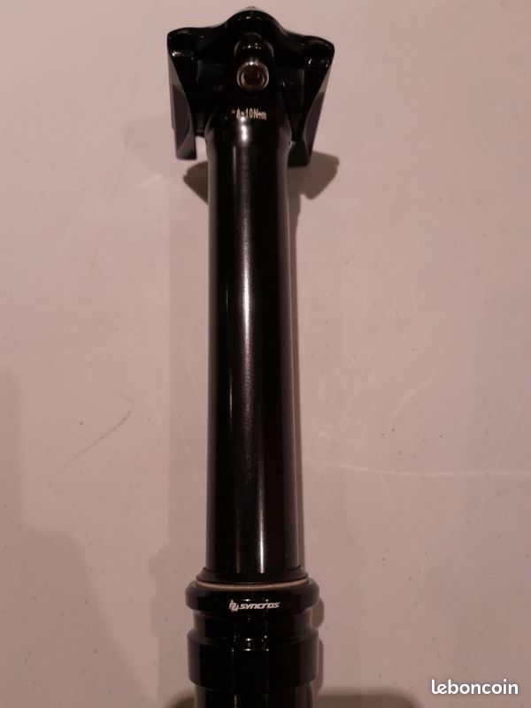 Tige De Selle Aérodynamique SYNCROS DUNCAN SL - Forme En D, Décalage 20 Mm, Carbone Noir
