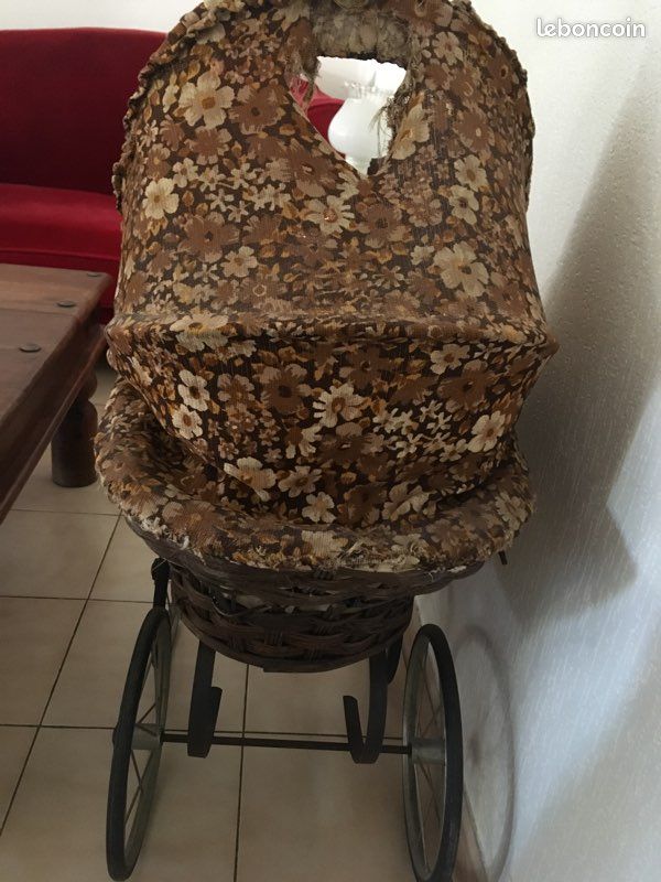 Poussette landeau ancien (image 3)