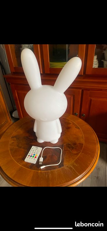 Enceinte nomade Bluetooth LED lapin - 15 W - 10 effets lumineux - (image 3)