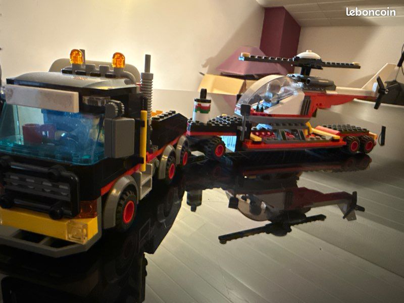 Camion avec hélicoptère legos (image 4)