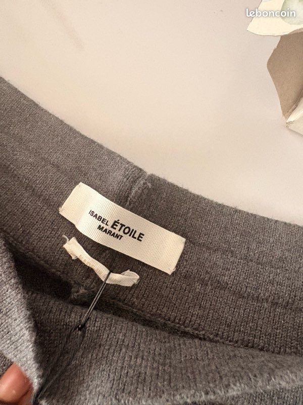 Pantalon Isabel Marant neuf avec étiquette – style jogging chic – taille 40 (ISAMARW25-PANT6) (image 3)