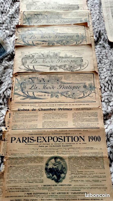 Magazines MODE années 1900 (image 1)