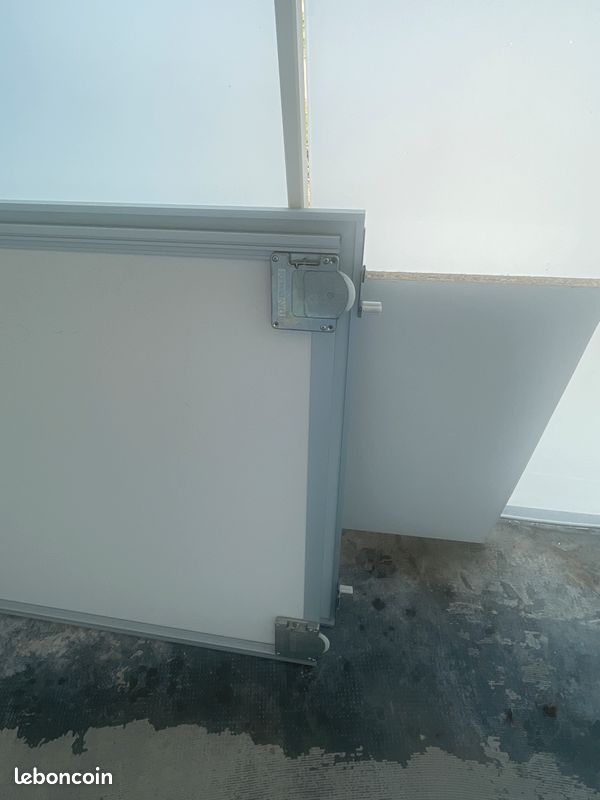 2 Porte placard coulissante avec rail et planche pour créer une armoire (image 2)