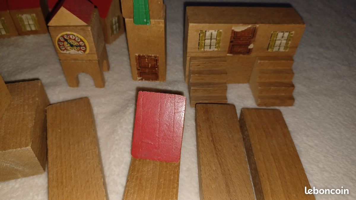 Ancienne Boîte De Jeu Mon Village – Années 40/50 – Construction Vintage