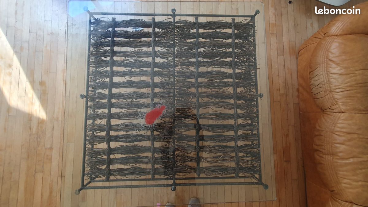 Table basse fer forgé (image 3)
