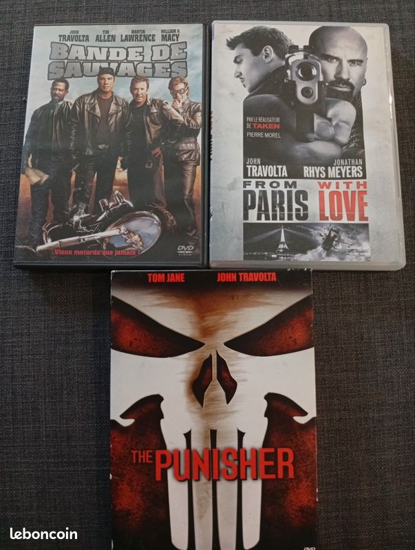 Lot de 3 DVD John Travolta (image 1)