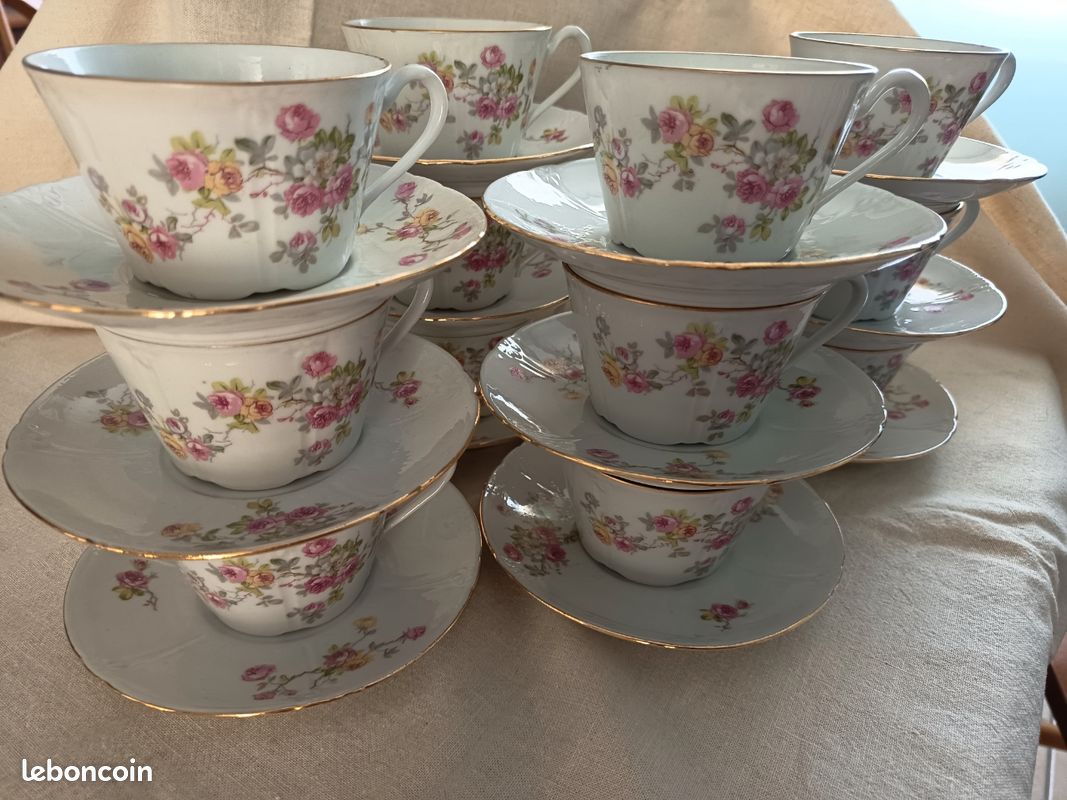 Service complet café porcelaine Bernardaud (image 11)
