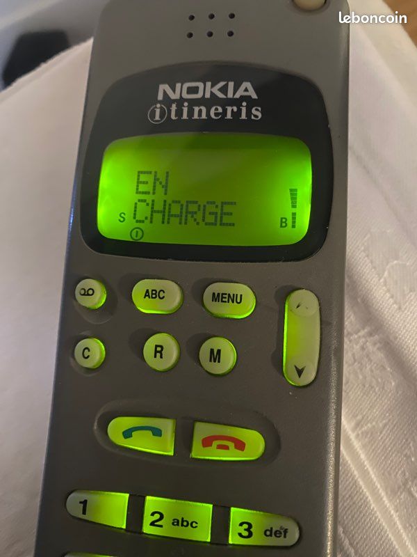 Rare collector vintage Nokia 2110 NHE-3DN 1994 ITINERIS GSM 1er sms Nokia tune fonctionnel très bon etat (image 5)