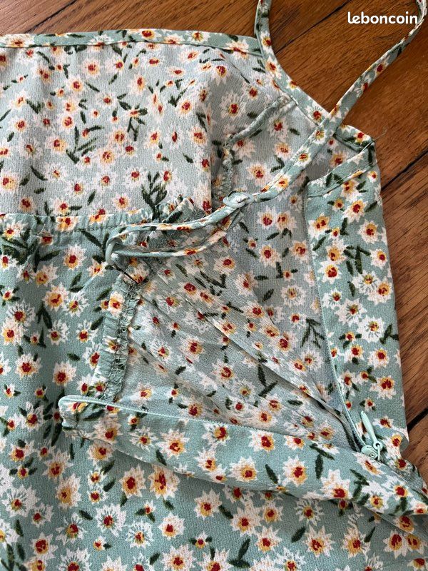 Robe verte clair SHEIN taille M (image 4)
