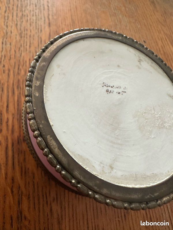 Ancienne boîte XIXeme porcelaine (image 9)