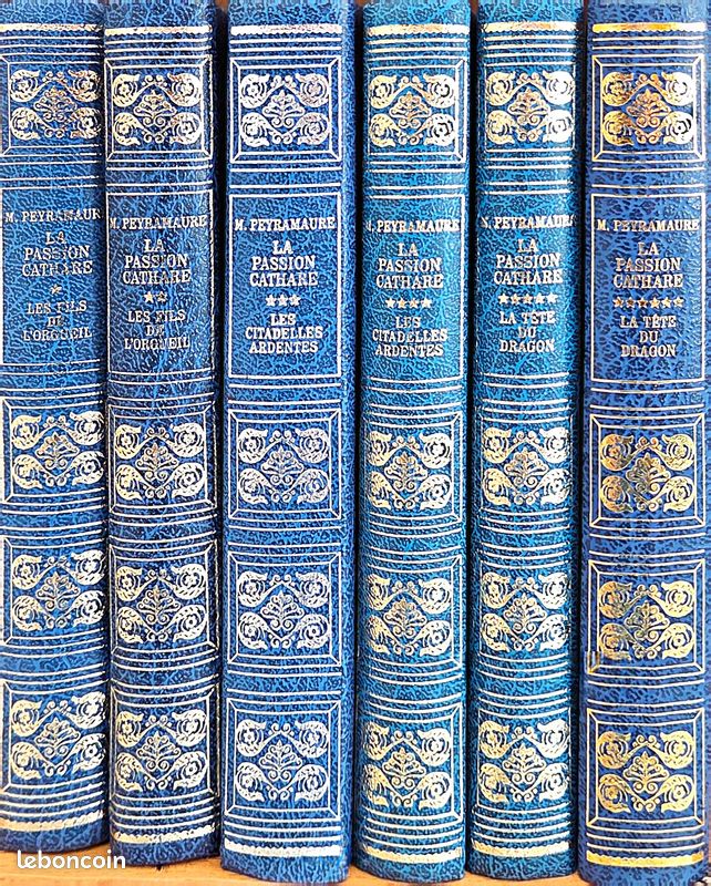 Collection complète La Passion Cathare - Michel Peyramaure (6 vol.) Laffont 1977 (image 1)