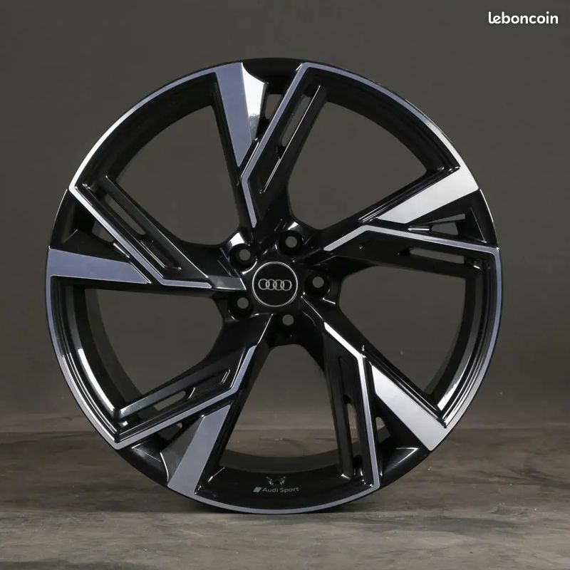 4 jantes alu neuves type AUDI RS6 C8 17" pouces BLACK A3 A4 A5 A6 A7 A8 Q3 Q5 TT (image 1)