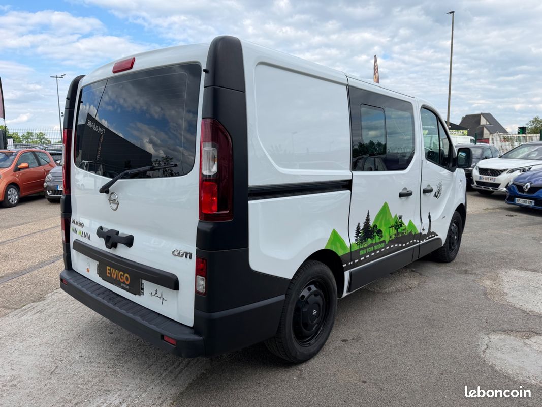 OPEL VIVARO VU FOURGON 1.6 CDTI 115CH 2900 L2H1 LONG - AMÉNAGER VANMANIA - FRIGO - BANQUETTE/LIT - RÉGULATEUr (image 6)