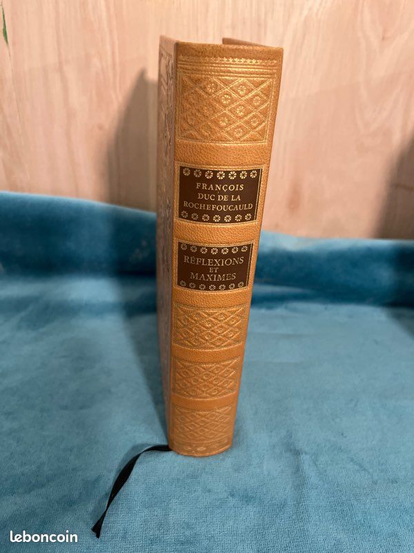 Livre Réflexions et Maximes Duc de La Rochefoucauld éditions Jean de Bonnot (image 3)