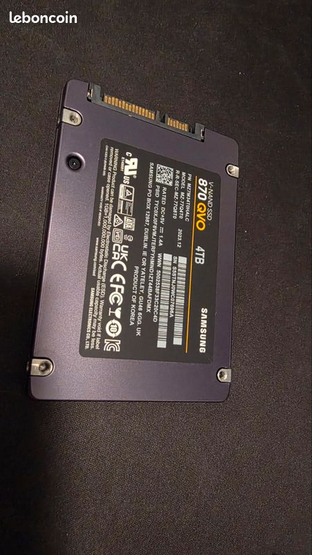 SSD 2.5 Samsung Evo 870 4To (image 2)