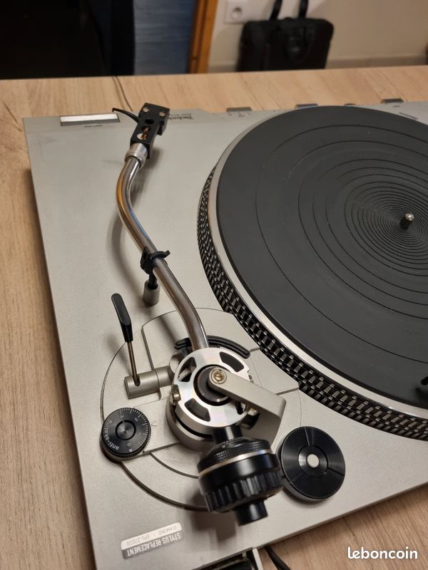 COQUE DE PLATINE tournante Technics SL-1200 MK2 - MK7 + fils de
