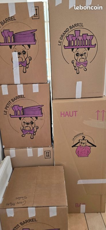Gros lot Cartons de demenagement + bulle (image 2)