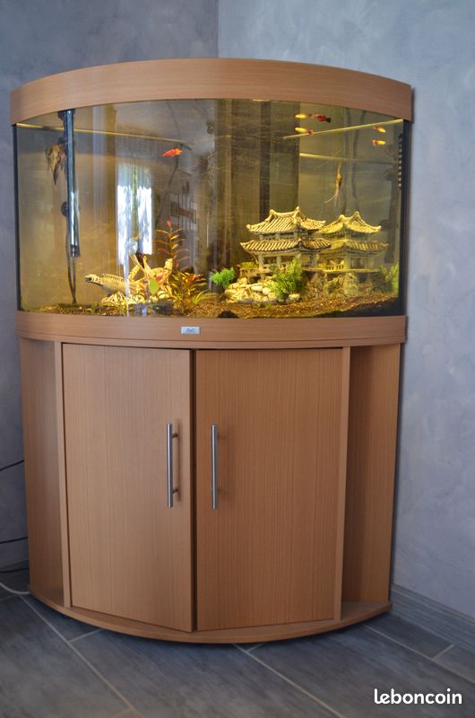 Aquarium juwel trigon 190 led chêne clair + meuble (image 1)
