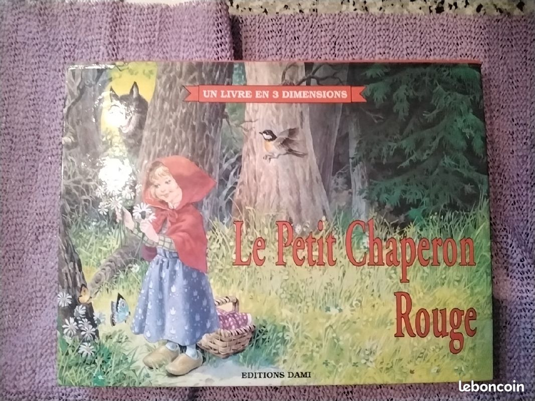 Livre en 3 D, le petit chaperon rouge, neuf (image 1)