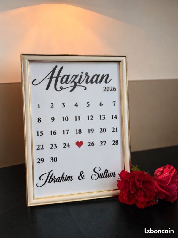 Cadre calendrier personnalisé (image 2)