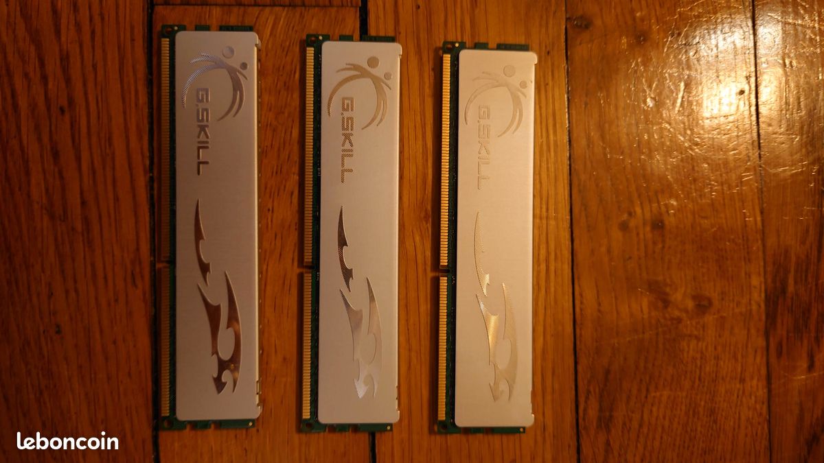 Lot de 3 barrettes mémoire G.SKILL DDR3 4G (image 2)