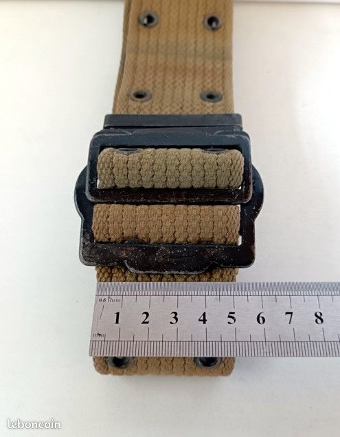 Boucle De Ceinture Militaire En Métal - Ruban Métallique - Fabriqué Aux États-Unis (époque Guerre De Corée) - Neuf