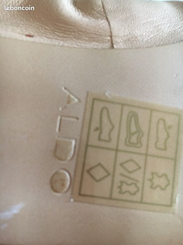 Ballerines cuir beige cannelle (image 3)
