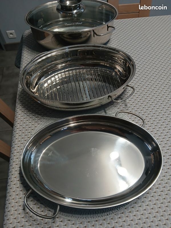 Cuit vapeur ovale inox (image 1)