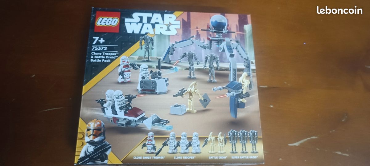 Lego star wars 75372 clone trooper & battle droid battle neuf et scellé (image 1)