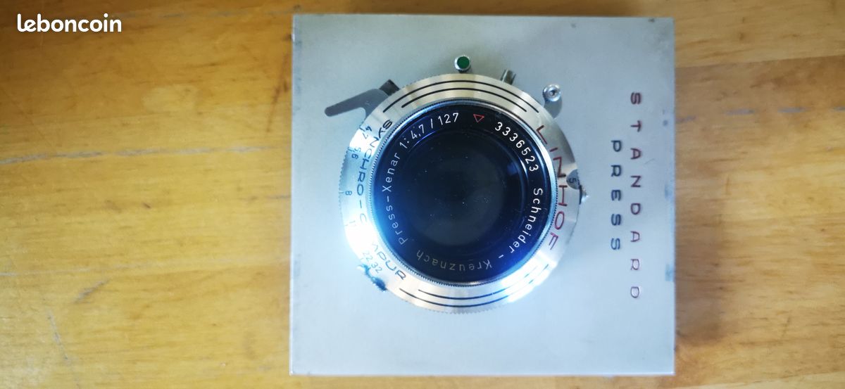 Planchette Porte-objectif Encastrée Linhof Technika – Trou Décalé 34 Mm – #G144