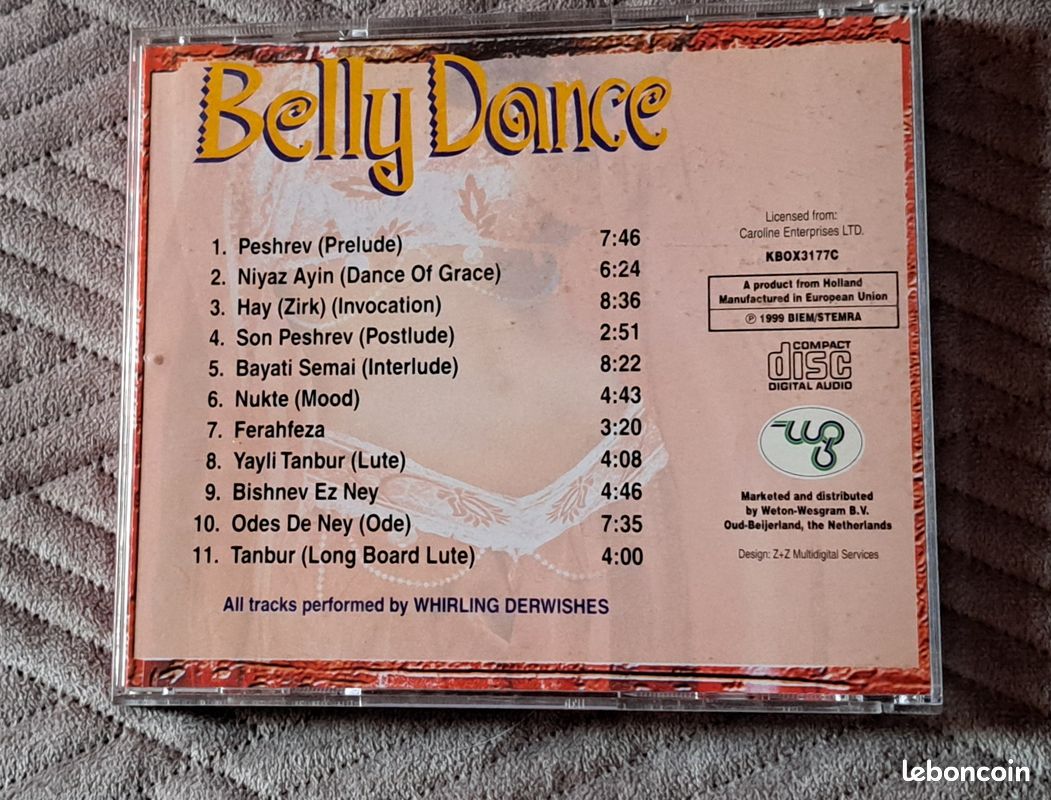 CD Coffret 3 CD Belly Dance – Édition 2001 • Musiques Orientales Authentiques (image 10)
