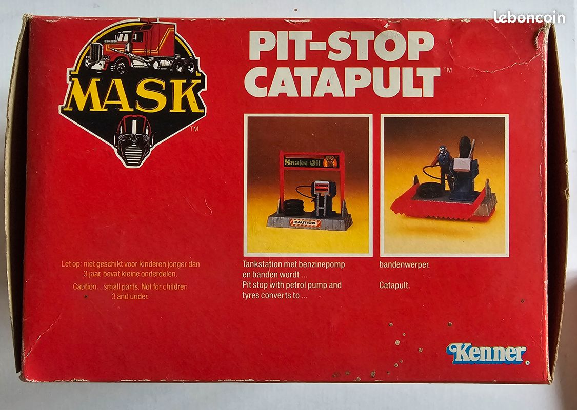MASK M.A.S.K Pit stop catapult complet en boîte (sans insert), notice (image 13)