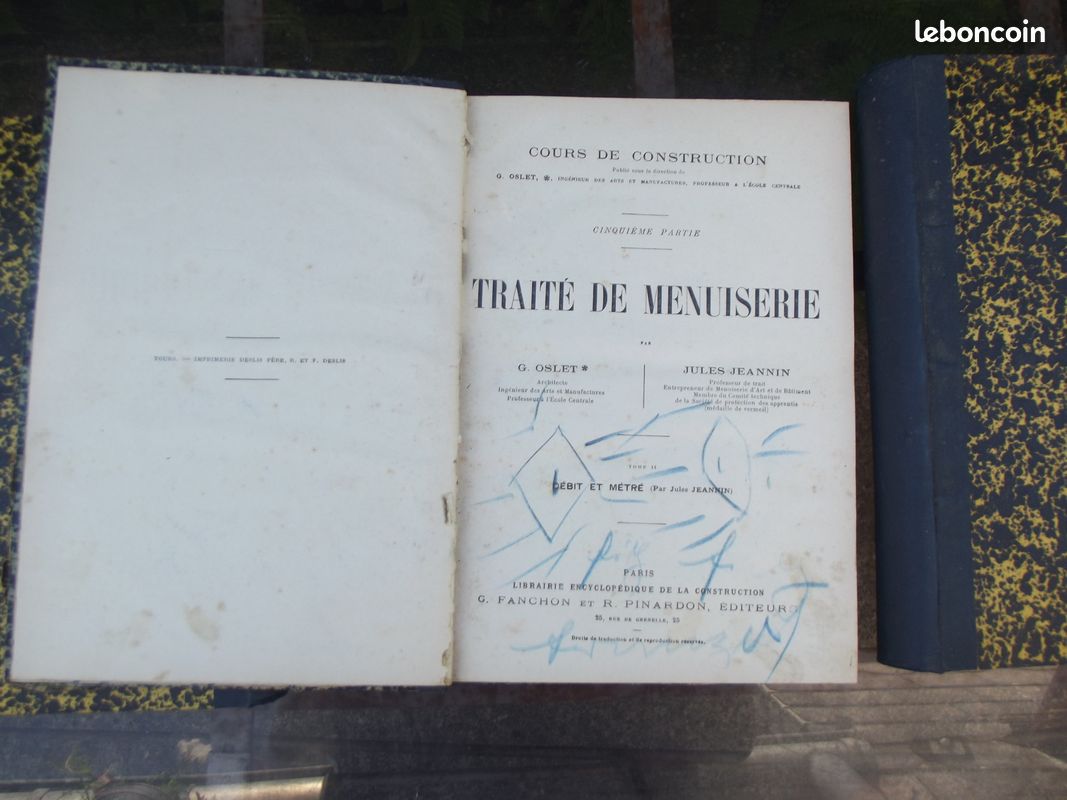 Traité de Menuiserie en 3 Tomes de 1898 (image 6)