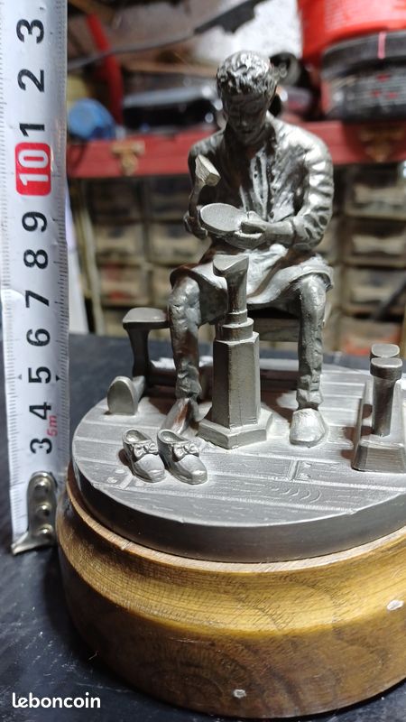 STATUETTE FIGURINE EN étain Daalderop Holland - Vieux métiers N°1 EUR