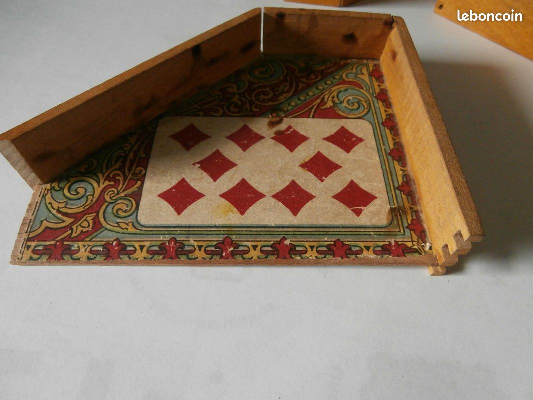Ancien Jeu Nain Jaune XIXe – Appert Et Vavasseur – À Restaurer – Jeu De Société Ancien