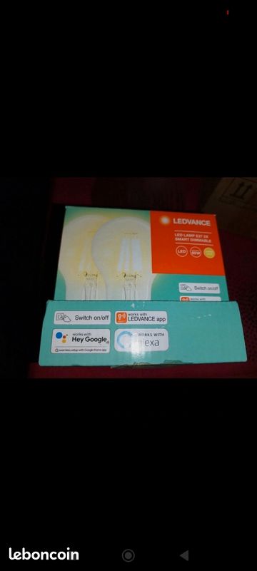 Lot de 2 ampoules led connecté (image 3)