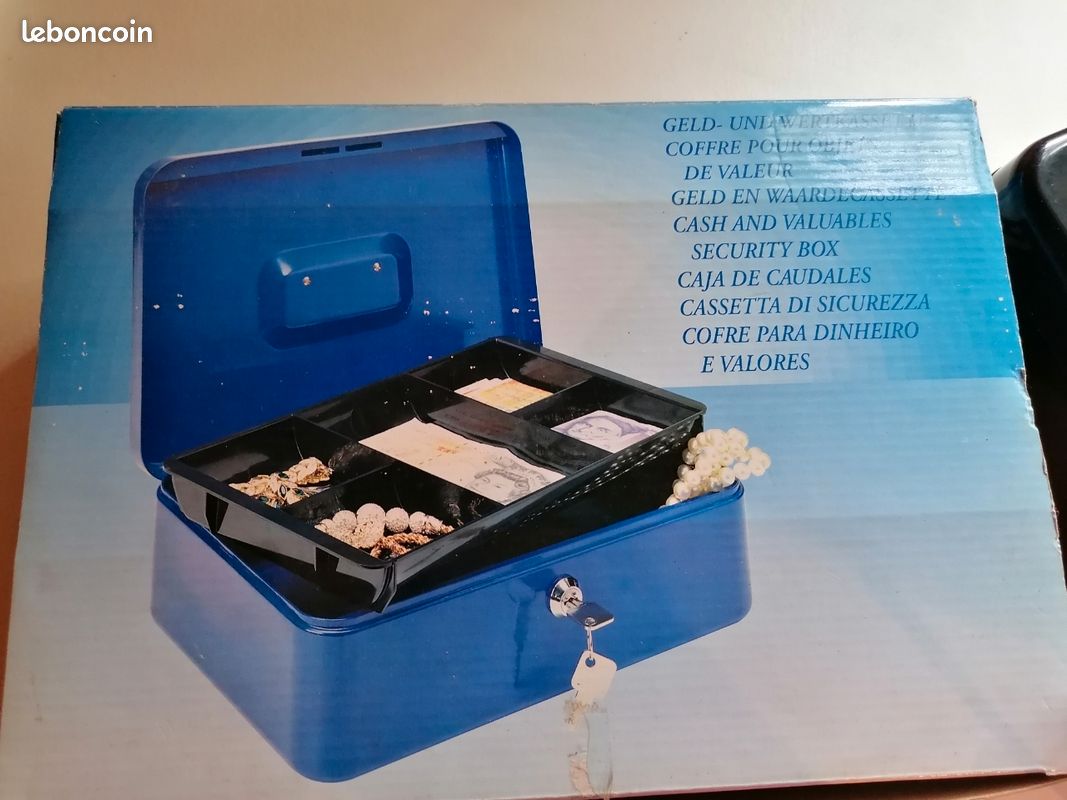 Caissette - coffre métallique de sécurité ( portable) (image 6)