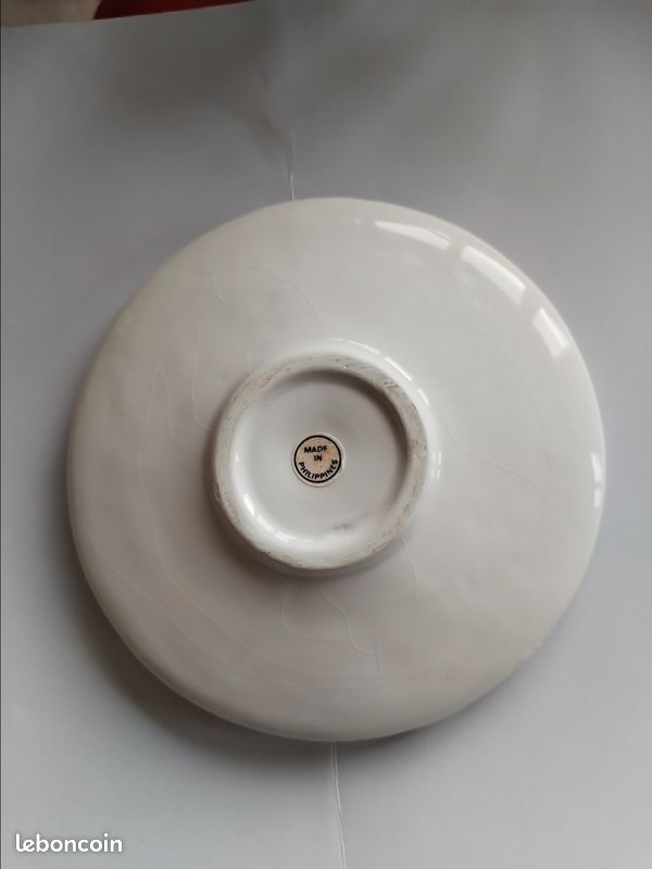 Tasse + soucoupe en barbotine (image 7)